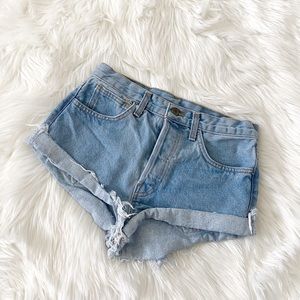Brandy Melville John Galt Denim Shorts